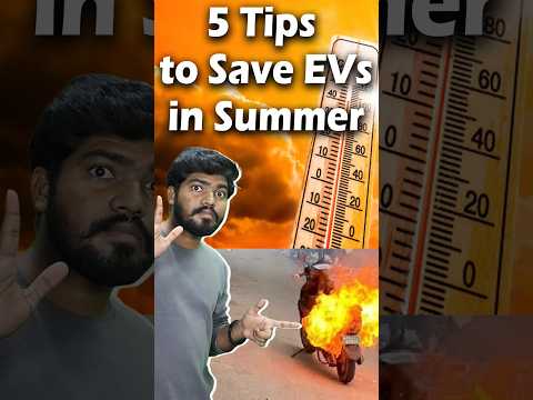 5 Tips to Save EVs in Summer #summertips #evtips #shorts