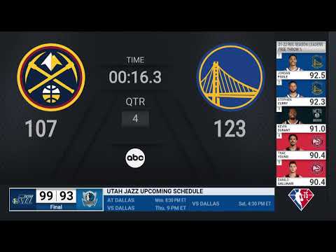 Jazz @ Mavericks | #NBAPlayoffs on ESPN Live Scoreboard video clip