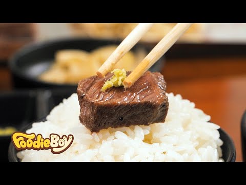 Amazing skill! teppanyaki master - Beef Blade, Rib, Tripe