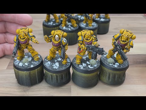 More GLORIOUS Imperial Fists! Last Wall Update