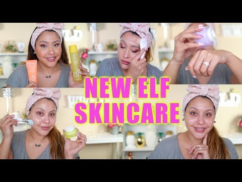 NEW ELF SKINCARE! BEST NEW AFFORDABLE DRUGSTORE SKINCARE ROUTINE! - UCK7QFg6W9E7mM_AzRFlit-Q