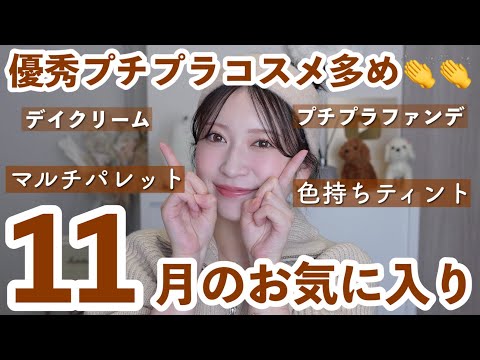 【11月のお気に入り8選】冬の肌作りに必須❄️プチプラベースコスメ･持ち歩きマルチパレットなど...💕