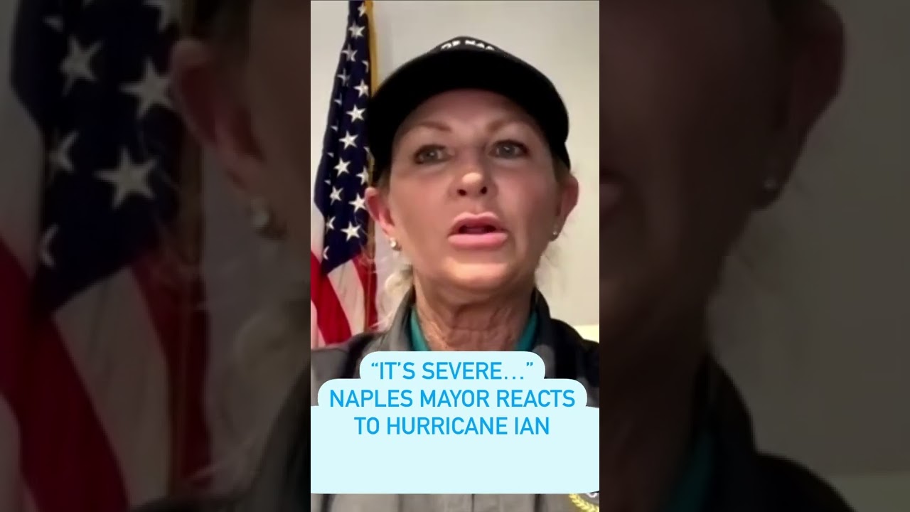 Mayor of Naples, Florida reacts to Hurricane Ian’s impact #Shorts