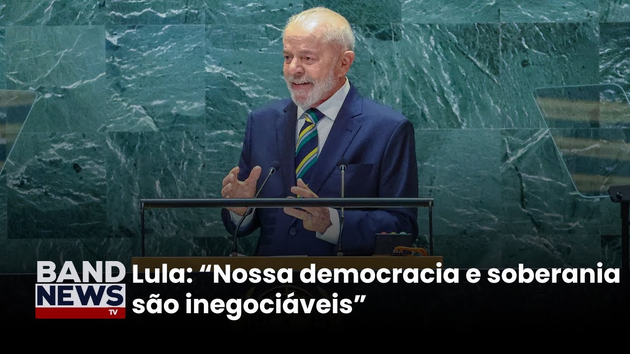 Lula enaltece a soberania Brasileira em reunião da ONU | BandNews TV