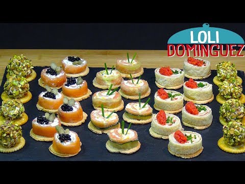 Canapés o aperitivos de ahumados. ESPECIAL NAVIDAD. Fáciles y deliciosos. Loli Domínguez - UC5ONfXPjWgqElh0NZaRJ1tg