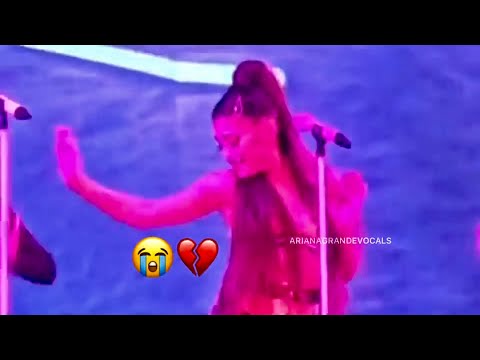 Ariana Grande was crying during thank u next in Pittsburgh, the hometown of her ex Mac Miller...