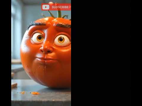 Watch this ultra-realistic 3D animated Angry Tomato 😠🍅 come to life!With human-like