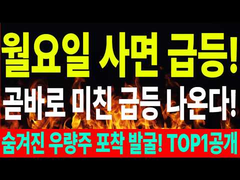 [주식] 월요일 사면 급등! 곧바로 미친 급등 나올 숨겨진 우량주 포착 발굴 TOP1! 딱 1종목 긴급공개! 5G 통신장비 우량주 실적 쏠리드