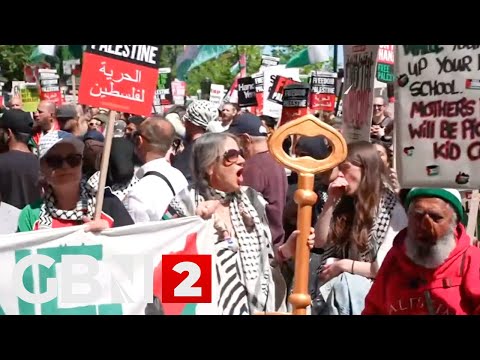 WATCH: Thousands rally in central London to mark 1948 Palestinian Nakba