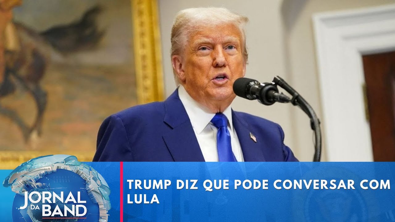 Trump diz que pode conversar com Lula | Jornal da Band