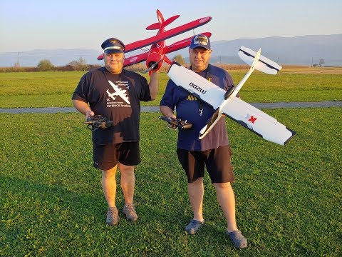 XK A1200 3D6G 5.8G FPV 2.4G 6CH S-FHSS EPO RC Airplane Glider RTF Maiden flight - UC3RiLWyCkZnZs-190h_ovyA