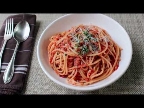 Spaghetti al Tonno Recipe - Spaghetti with Spicy Tuna Sauce - UCRIZtPl9nb9RiXc9btSTQNw