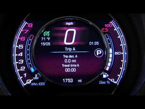 Wie zeigt man die Reiseinformationen an und setzt sie bei einer Fiat Abarth 595 zurück?