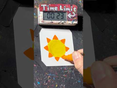 【ASMR】Drawing Mr.Sun Sprunki in 40 Sec