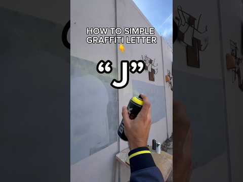 How to simple Letter “J” 👈 #howto #graffiti #J