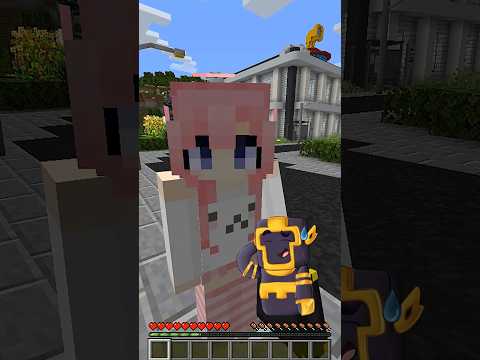 UNA CHICA se MUDA a la CIUDAD de PLATANOVILLA en MINECRAFT 😱 #shorts