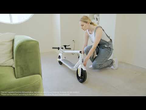 MEGAWHEELS A5 Smart Electric Scooter with APP and LED Riding Lights