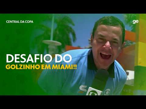 TIAGO MEDEIROS DESAFIA OS GRINGOS NO GOLZINHO | Central da Copa | Copa do Mundo 2026 | ge.globo