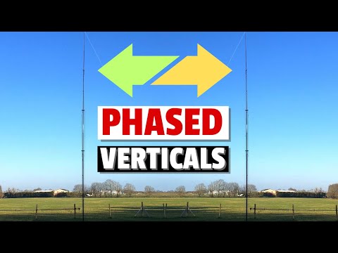 Switchable Array in Two Directions - the Phased Vertical Antenna Array