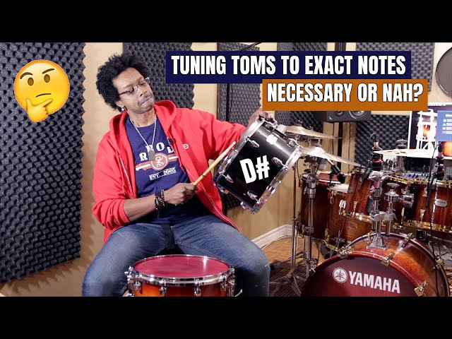 Drum Tuning to Notes for Funk and Soul Music