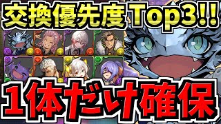 【マジ1体だけ確保】○○難民になるな！交換所解説！交換優先度ランキング歴世の杯と神創の雫 ！後悔ないように最強キャラを確保しよう【パズドラ】