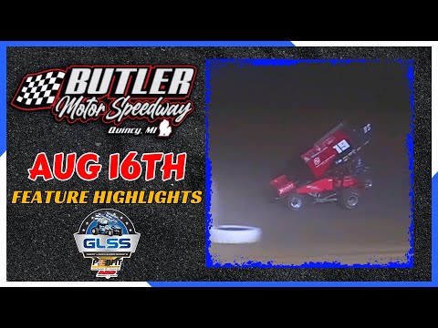 GLSS Butler Feature Highlights 8/16/2025 - dirt track racing video image