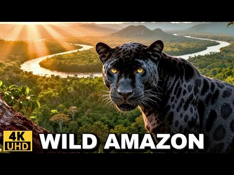 Aerial Amazing Amazon Jungle 4K – Wildlife, Rainforest & Rivers | Relaxing Film