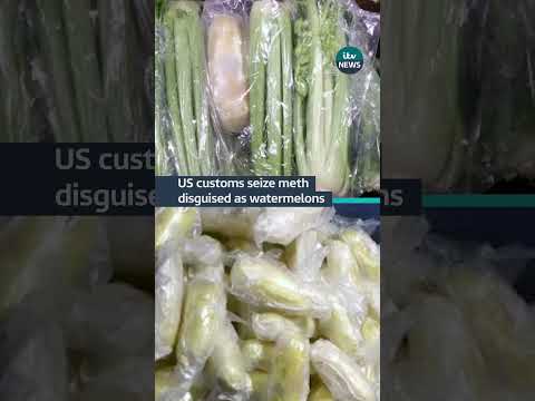 US customs have noticed smugglers trying to use produce to get drugs across the border #itvnews