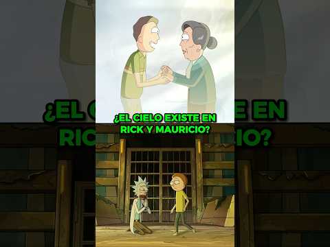 ¿EL <strong>CIELO</strong> EXISTE EN RICK Y MORTY? #shorts