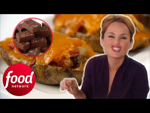 Delicious Baked Potatoes With Mushrooms & Prosciutto And Cinnamon Chocolate Fudge | Giada At Home