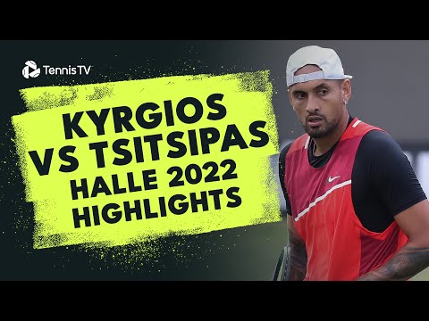 One Of A Kind Nick Kyrgios vs Stefanos Tsitsipas Encounter | Halle 2022 Extended Highlights 🍿