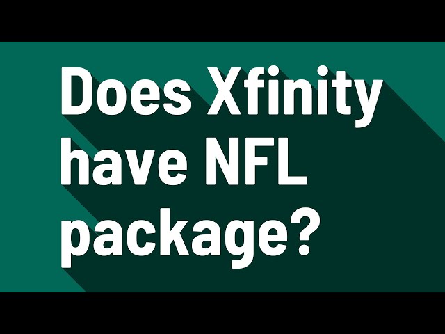How Much Is The NFL Package On Xfinity?