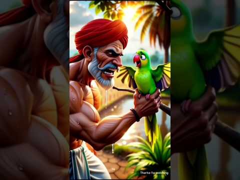 The Hot Farmer and the Caring Parrot 🌞🦜 | Hindi Animation | Whispering Woods | Emotional Moral Story