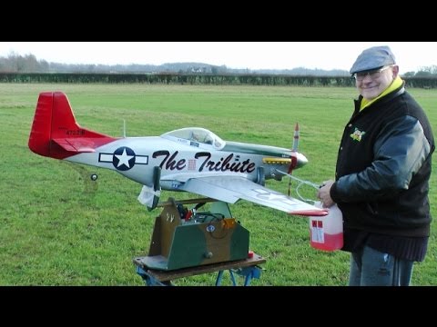 RC FORCED LANDING / MAIDEN TOPFLITE 1:7 SCALE P-51D MUSTANG "TUSKEGEE" - DEANO AT CMAC - 2015 - UCMQ5IpqQ9PoRKKJI2HkUxEw