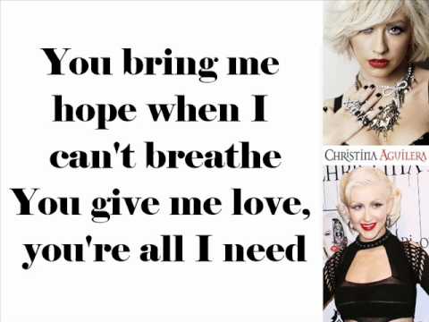 Christina Aguilera - All I Need