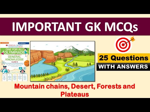 Landforms of the Earth | India Geography GK | World Geography GK Questions | Landforms |Oswaal Books