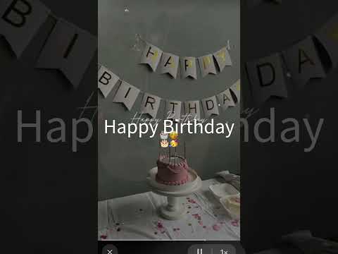 Happy birthday to you my friend l39oba l100 sna nchalah 😭💖