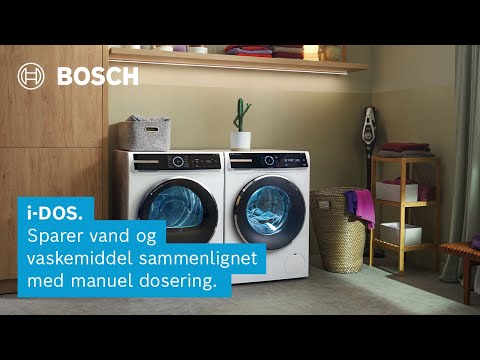 i-DOS. Sparer vand og vaskemiddel sammenlignet med manuel dosering. #LikeABosch | Bosch Home Danmark