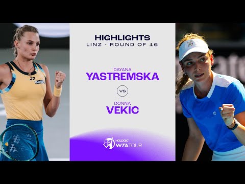 Dayana Yastremska vs. Donna Vekic | 2024 Linz Round of 16 | WTA Match Highlights