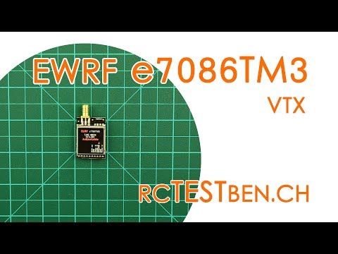 EWRF e7086TM3 FPV VTX RF Power Testing (25-200-600mW 48CH FPV VTX) - RCTESTBEN.CH - UCBptTBYPtHsl-qDmVPS3lcQ