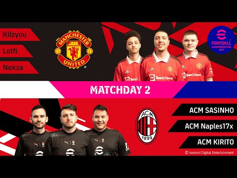 eFootball Championship Pro | Manchester United v AC Milan | LIVE FROM SAT 12:00 (GMT) / 13:00 (CET)