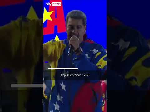 Nicolas Maduro claims victory in the Venezuelan presidential elections