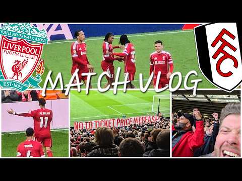 RIO NGUMOHA & SALAH SCORE STUNNERS! LIVERPOOL 2-0 FULHAM | MATCH VLOG