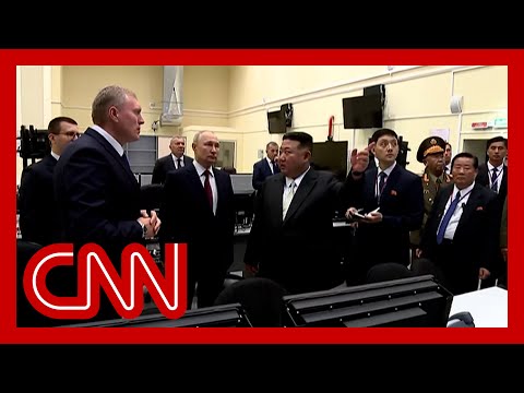 See moment Putin gave Kim Jong Un a tour