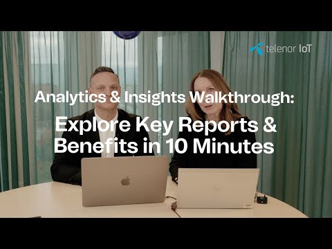 Telenor IoT Analytics and Insights Walkthrough Session