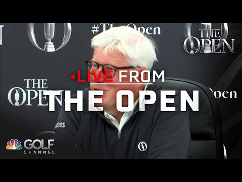 Martin Slumbers optimistic about golf's future (FULL PRESSER) | Live From The Open | Golf Channel