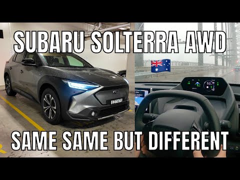 2024 Subaru Solterra AWD EV Australia Walkthrough and Test Drive