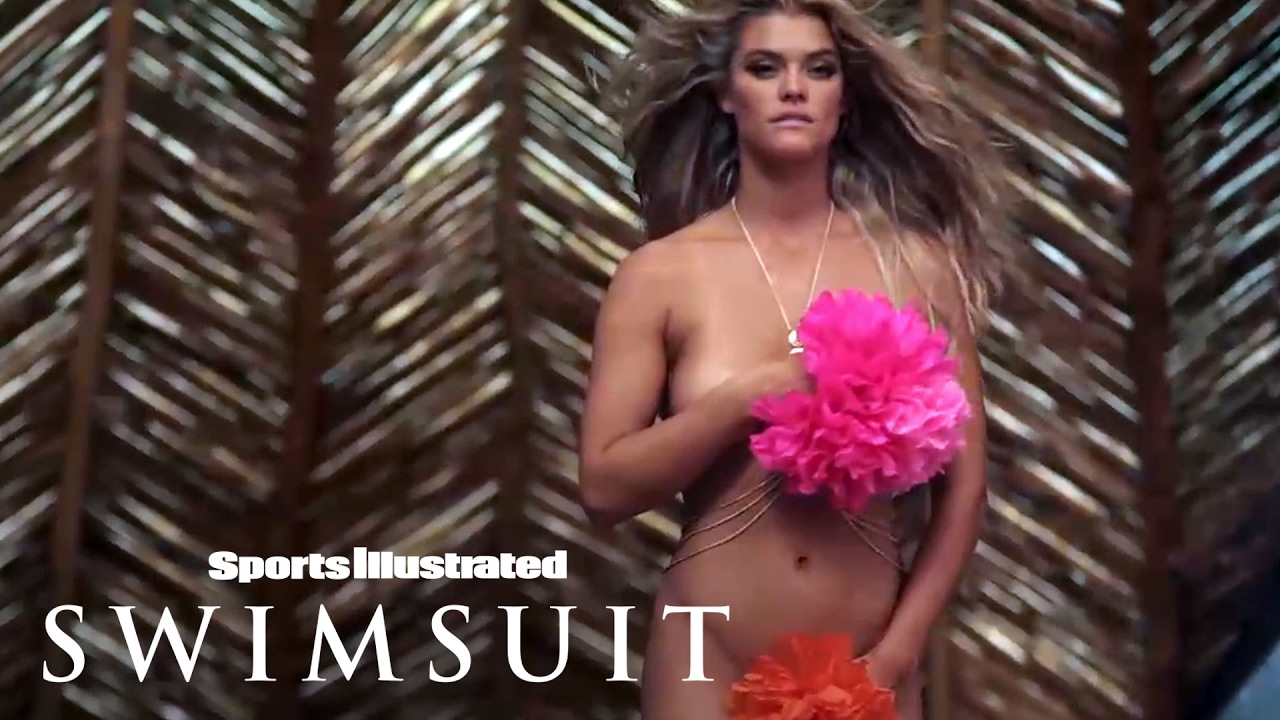 Nina Agdal Poses In Nothing But Pom Poms | Sports Illustrated Swimsuit