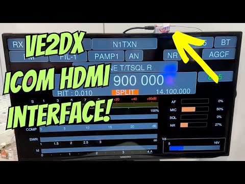 VE2DX Icom HDMI Interface Dayton Hamvention 2024