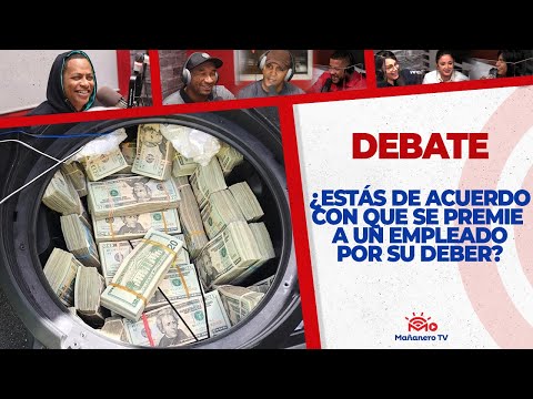 ¿El empleado que encontró los 5MM de dólares, hay que darle unos chelitos ? | El Debate